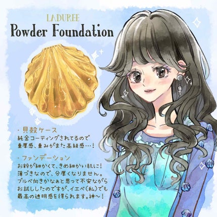 リミテッド エディション パウダー ケース/レ・メルヴェイユーズ ラデュレ/その他化粧小物を使ったクチコミ(1枚目)