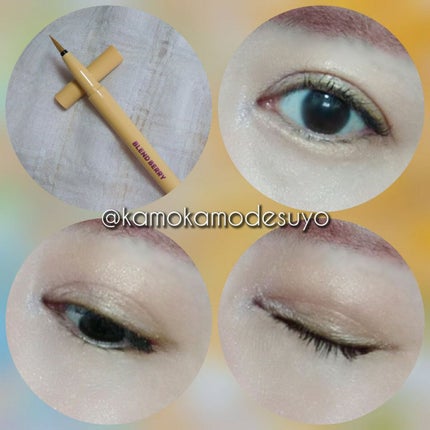 プレイフル リキッドアイライナー M 054 ムーンライトクーラー/BLEND BERRY/リキッドアイライナーの画像