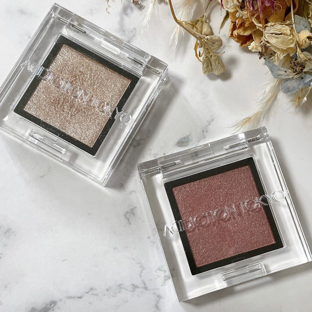 アディクション ザ アイシャドウ パール 004P Private Beach/ADDICTION/単色アイシャドウを使ったクチコミ（2枚目）