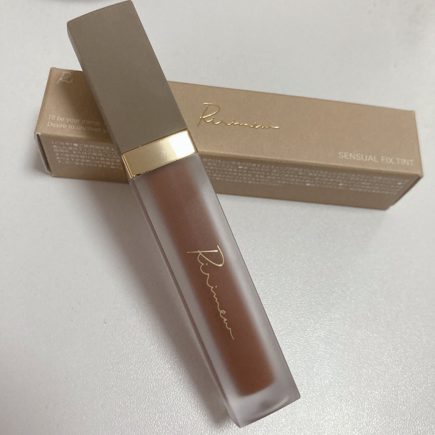 センシュアルフィックスティント/Ririmew/リップティントを使ったクチコミ(1枚目)