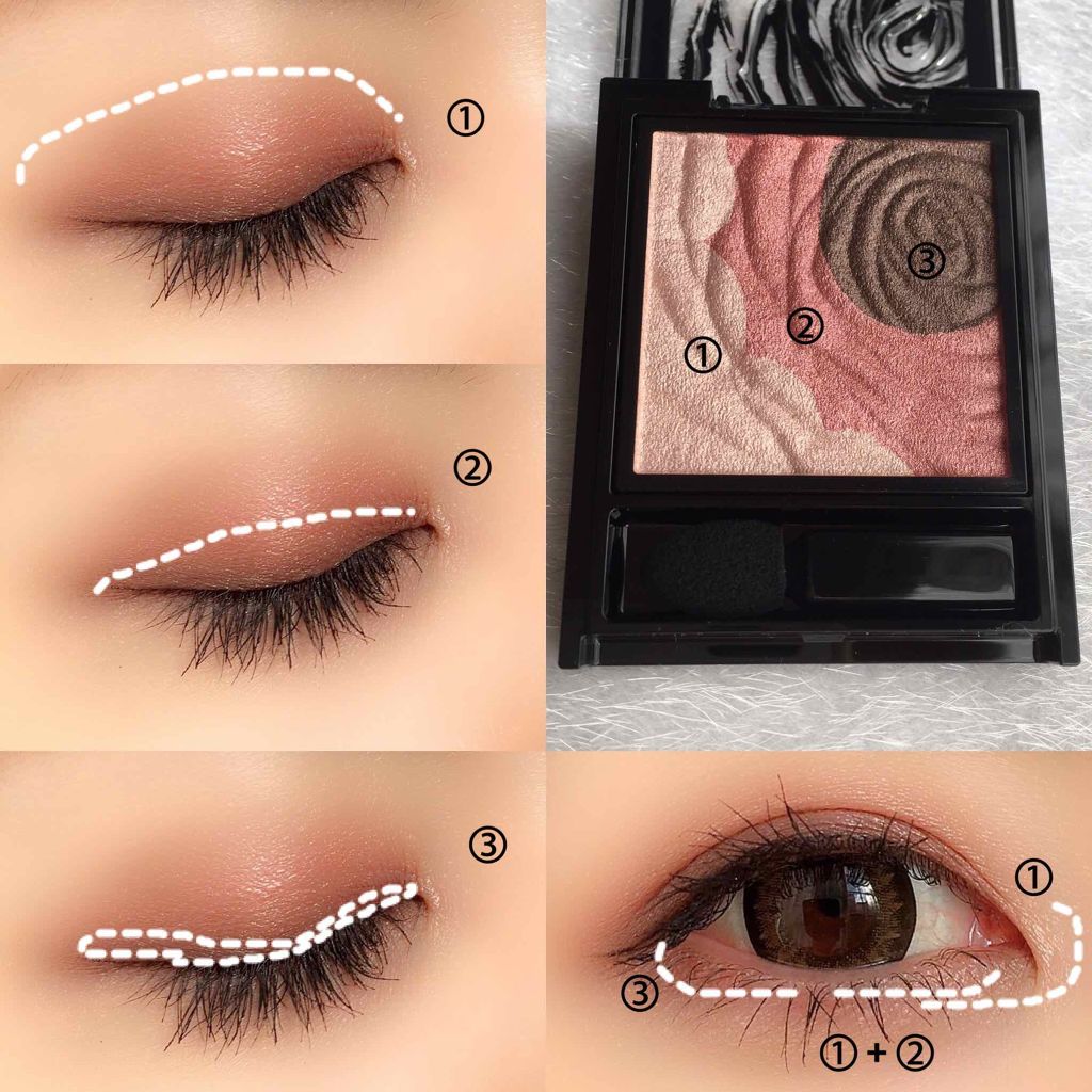 ダークローズシャドウ/KATE/アイシャドウパレットを使ったクチコミ(2枚目)