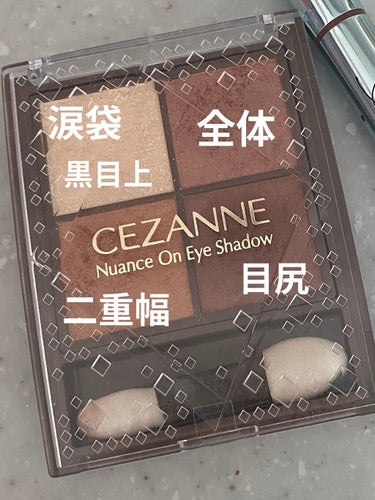 ニュアンスオンアイシャドウ/CEZANNE/パウダーアイシャドウを使ったクチコミ（2枚目）