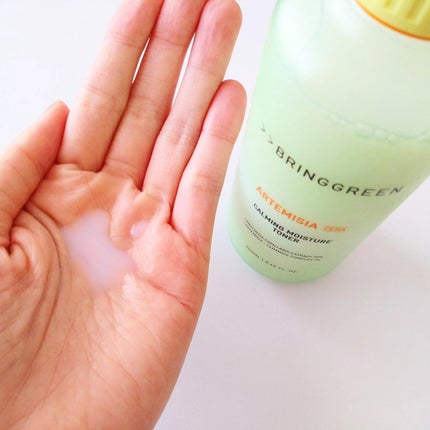 BRING GREEN ヨモギセラカーミングモイスチャートナーのクチコミ「オリーブヤングさんの
モニターでいただいた
BRING GREEN
ヨモギセラカーミングモイ.....」(2枚目)