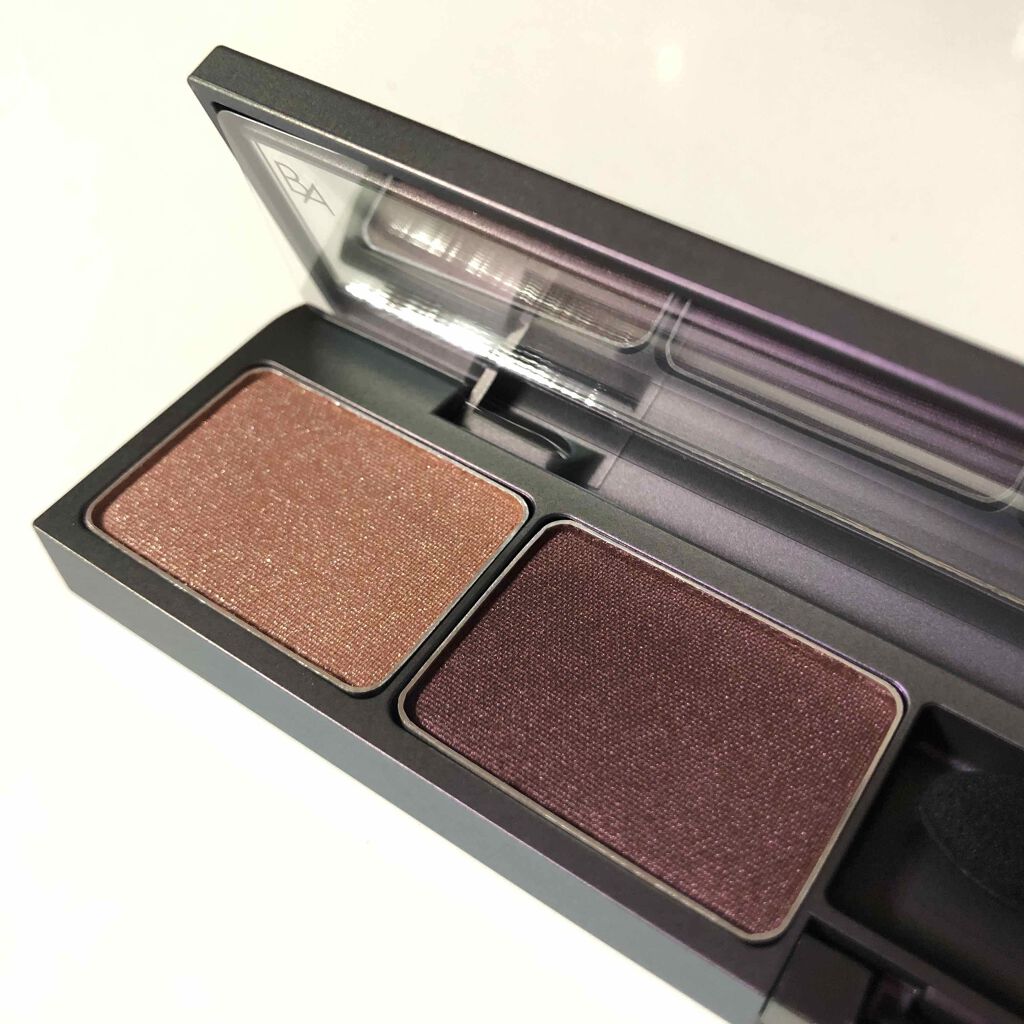 B.A カラーズ アイパウダー オーベルジンレッド＆ローズシャンパン/B.A/アイシャドウパレットを使ったクチコミ（2枚目）