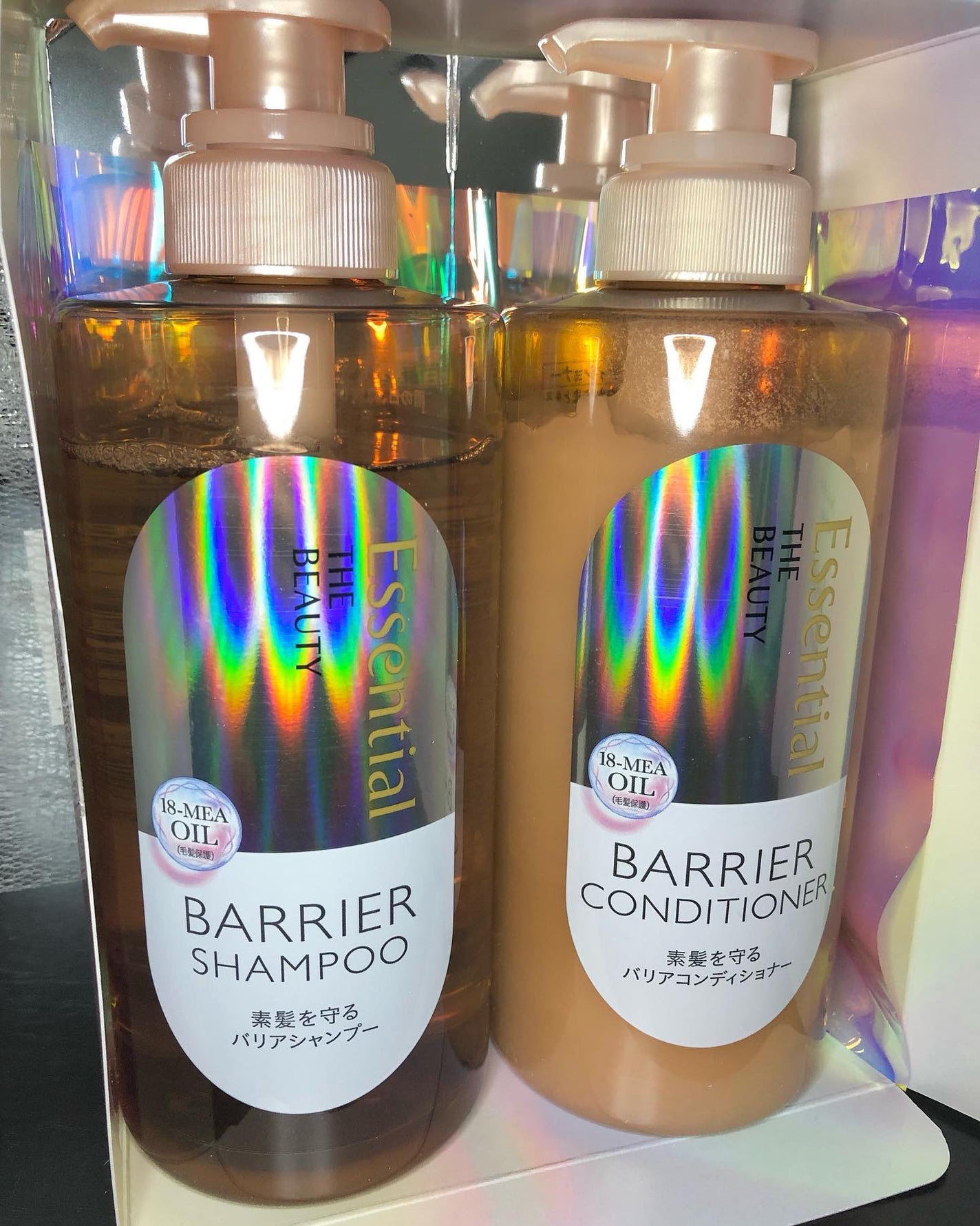 ザビューティ 髪のキメ美容素髪を守る バリアシャンプー/コンディショナー/エッセンシャル/シャンプー・コンディショナーを使ったクチコミ(2枚目)