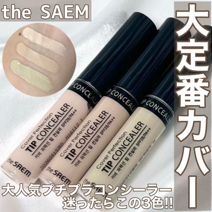 カバーパーフェクション チップコンシーラー/the SAEM/リキッドコンシーラーを使ったクチコミ(1枚目)