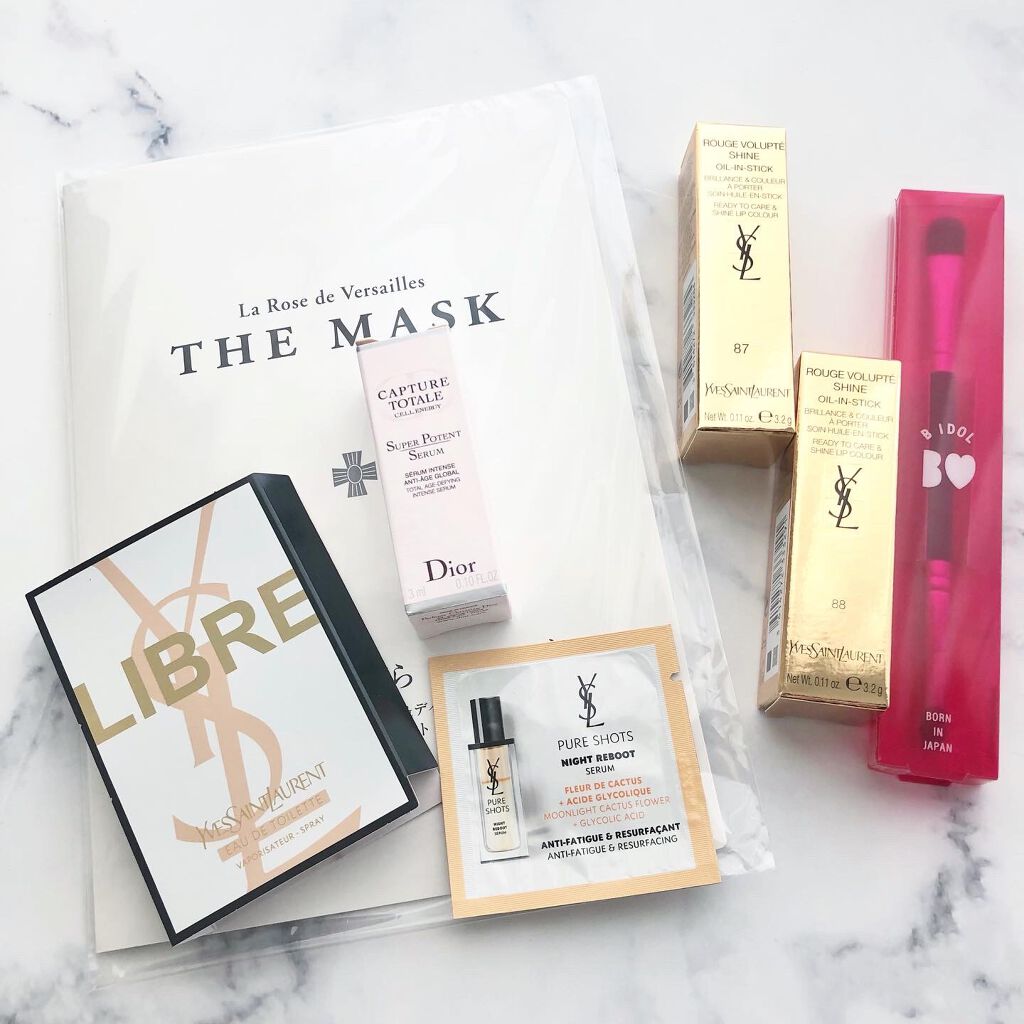 ルージュ ヴォリュプテ シャイン/YVES SAINT LAURENT BEAUTE/口紅を使ったクチコミ(4枚目)