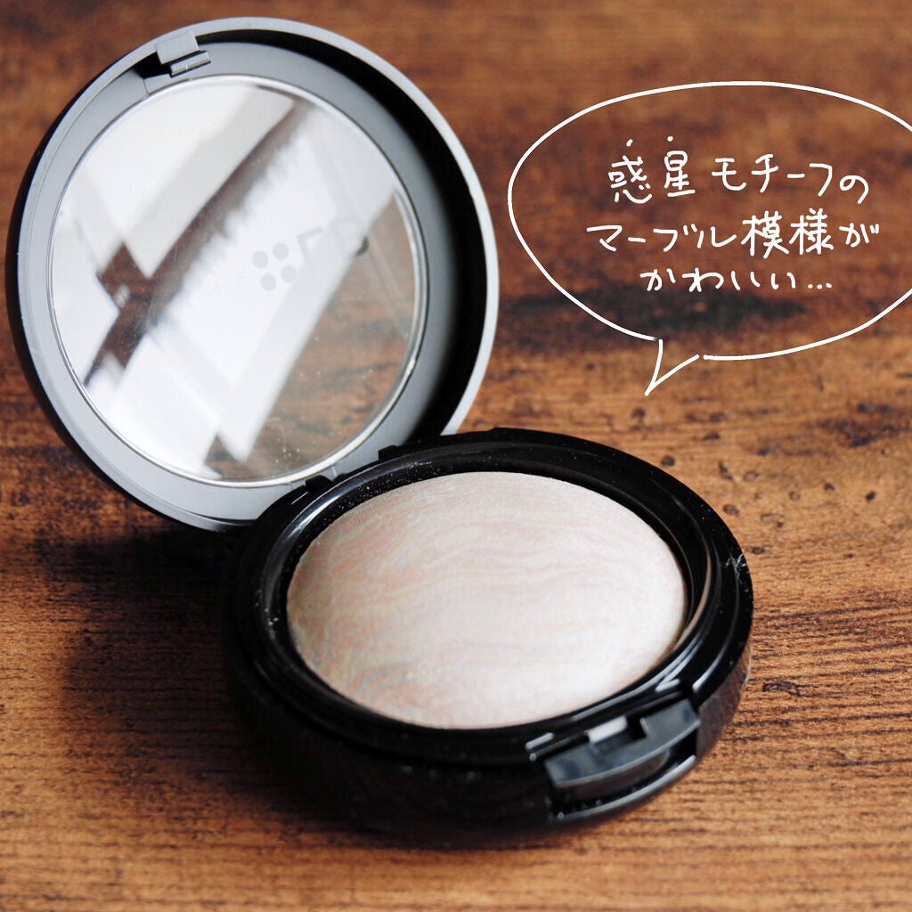 マーブルハイライター/LB/パウダーチークを使ったクチコミ(2枚目)