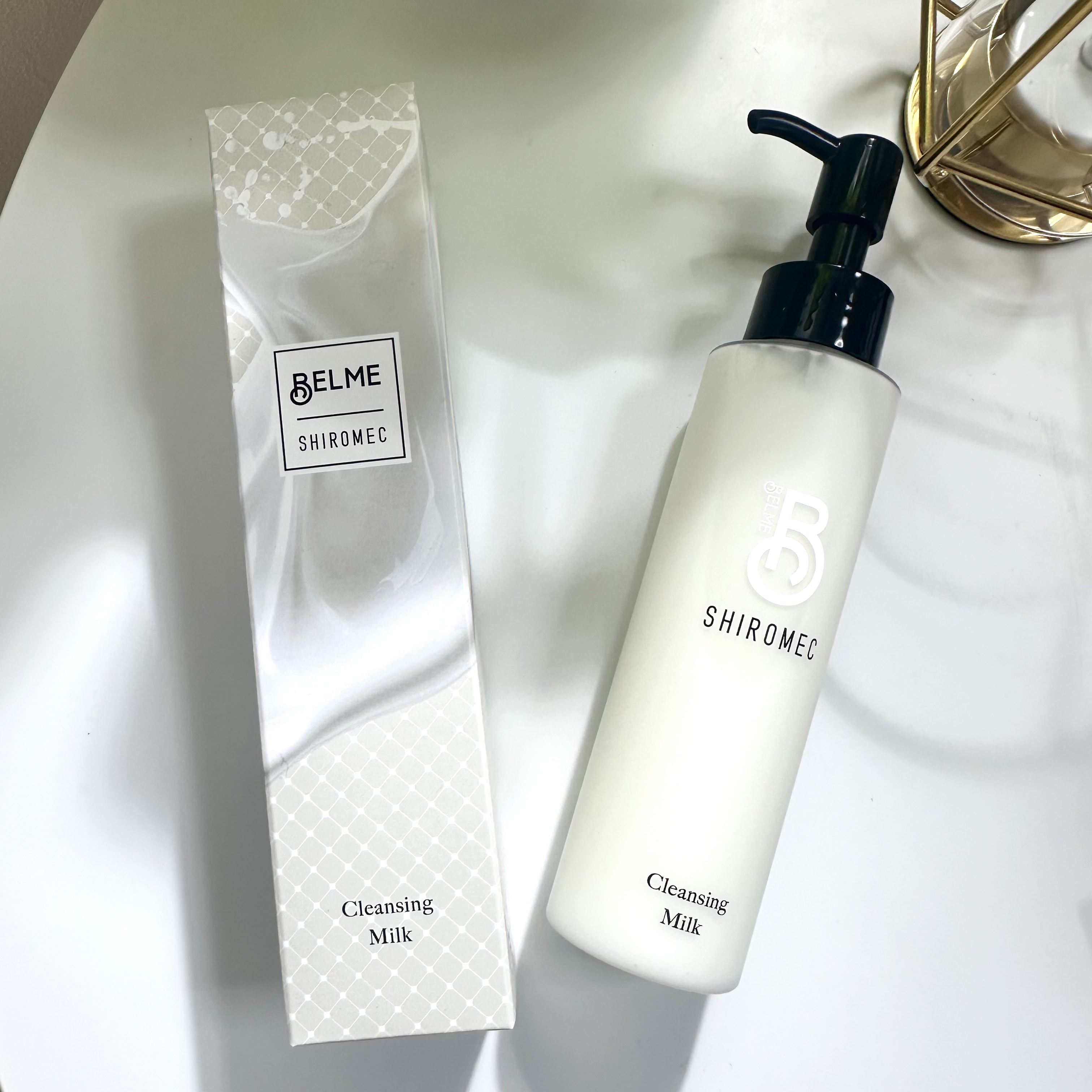 シロメク　クレンジングミルク/BELME/ミルククレンジングを使ったクチコミ（3枚目）