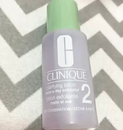 クラリファイング ローション 2/CLINIQUE/拭き取り化粧水を使ったクチコミ(1枚目)