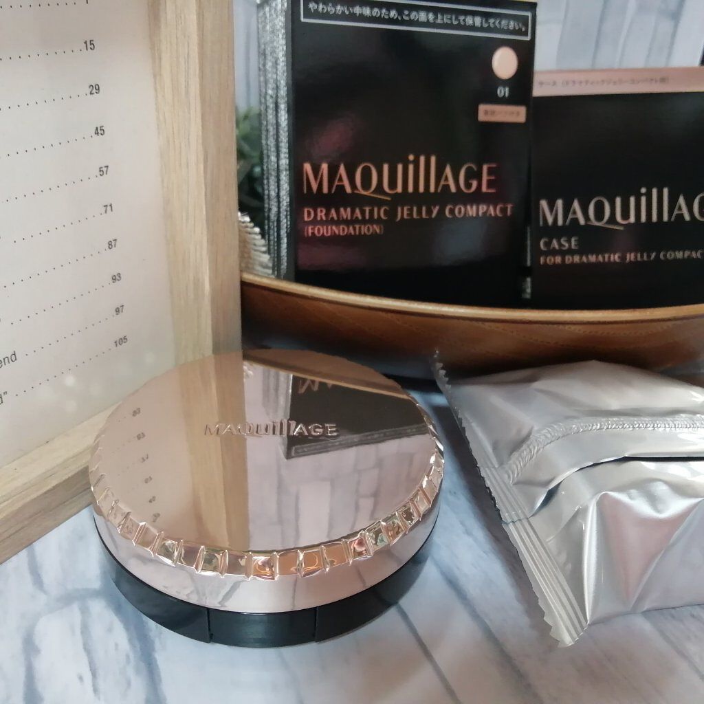 ドラマティックジェリーコンパクト/マキアージュ/クッションファンデーションを使ったクチコミ（1枚目）