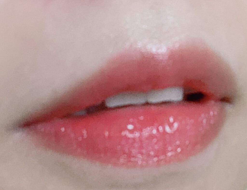 ラスティンググロスリップ/CEZANNE/口紅を使ったクチコミ（3枚目）