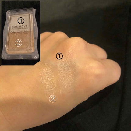 グロウツインカラー/キャンメイク/アイシャドウパレットを使ったクチコミ(2枚目)