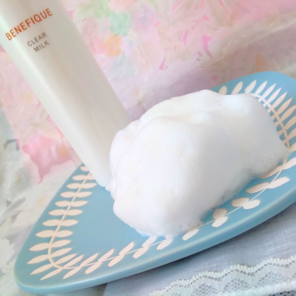 クリアミルク/BENEFIQUE/その他洗顔料を使ったクチコミ（2枚目）