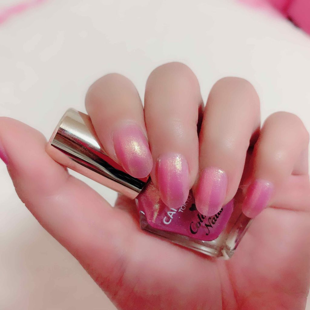 カラフルネイルズ N31 ラブリーシャワー/キャンメイク/マニキュアを使ったクチコミ（1枚目）