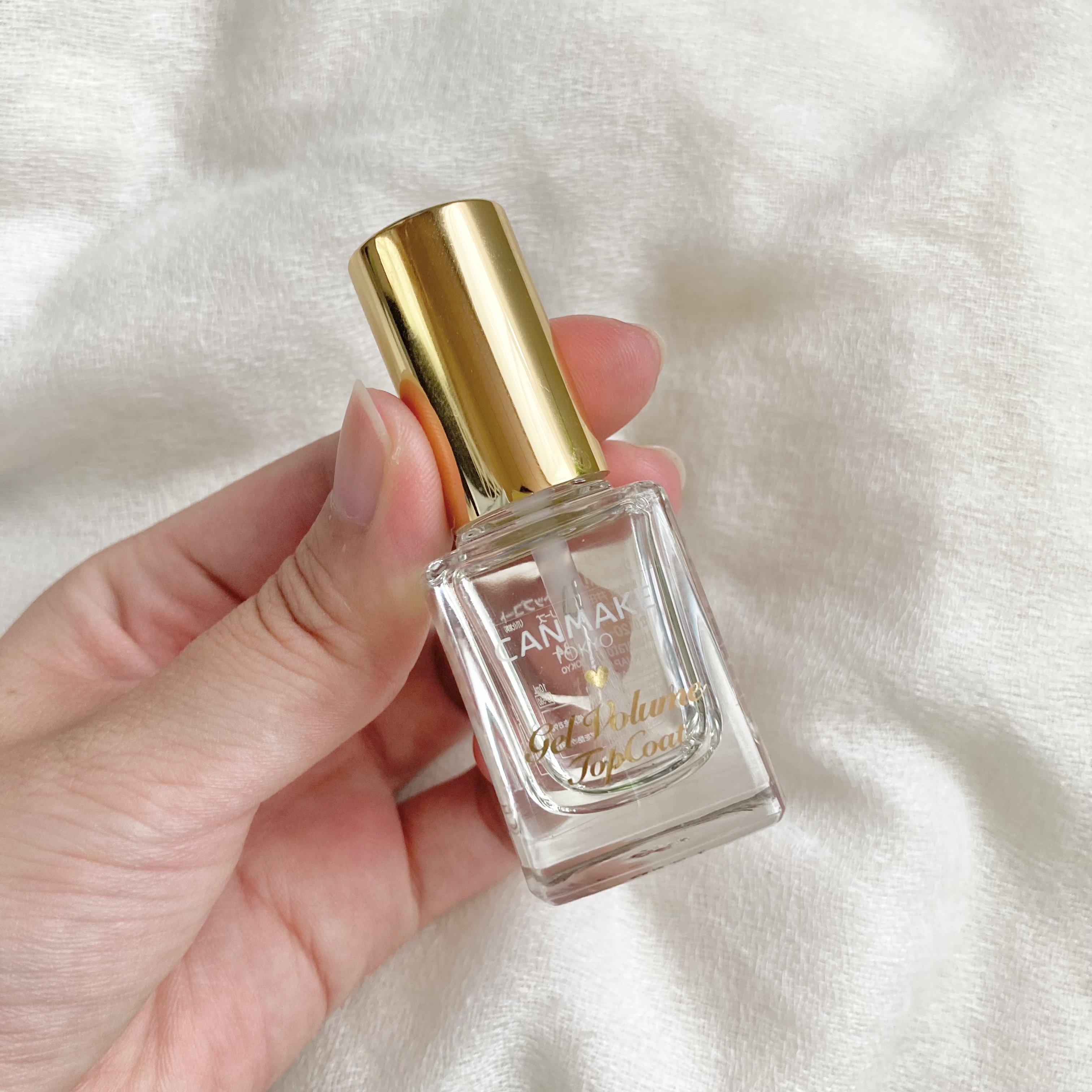 ジェルボリュームトップコート 透明/キャンメイク/ネイルトップコートを使ったクチコミ（2枚目）