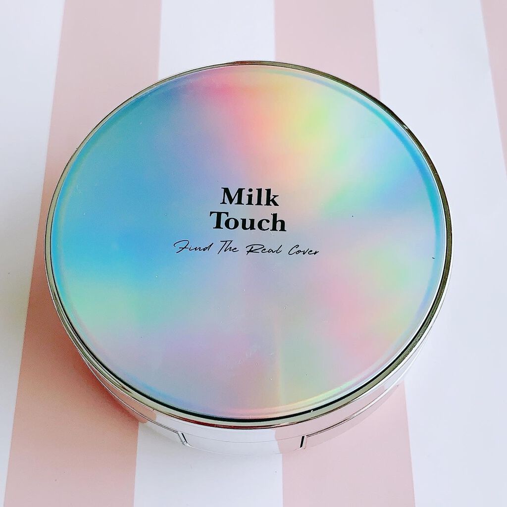 ファインド ザ リアル カバー クッション 01号 ピュアベージュ/Milk Touch/クッションファンデーションを使ったクチコミ（1枚目）