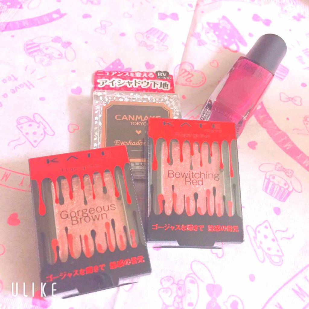 フィットジェルグリッター/KATE/ジェル・クリームアイシャドウを使ったクチコミ（1枚目）