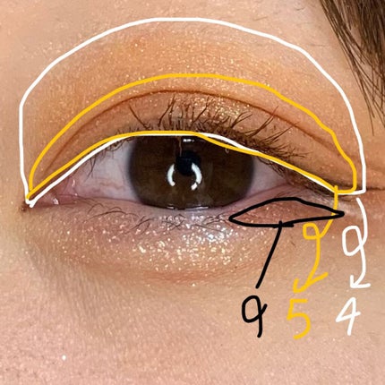 クォーツ 9色アイシャドウパレット(ドリームランドアイシャドウ)/ZEESEA/アイシャドウパレットを使ったクチコミ(4枚目)