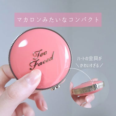 クラウド クラッシュ ブラッシュ/Too Faced/パウダーチークを使ったクチコミ（2枚目）