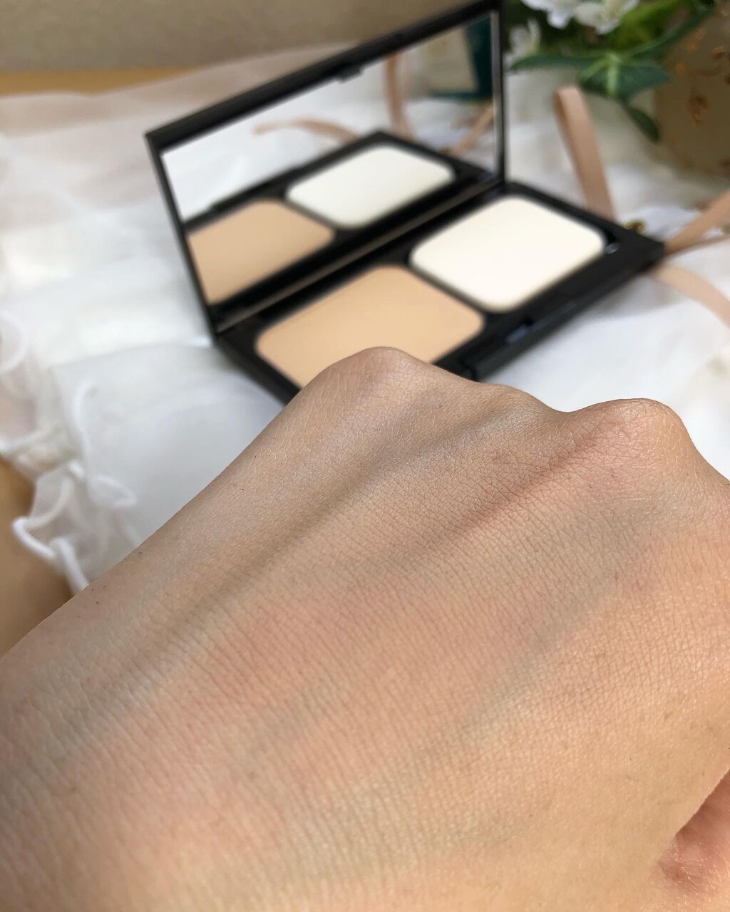 カラーステイ ロングウェア UV パウダー ファンデーション/REVLON/パウダーファンデーションを使ったクチコミ(4枚目)