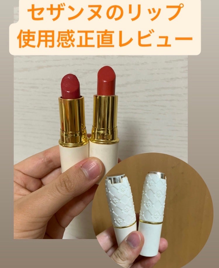 ラスティング リップカラーN/CEZANNE/口紅を使ったクチコミ(1枚目)