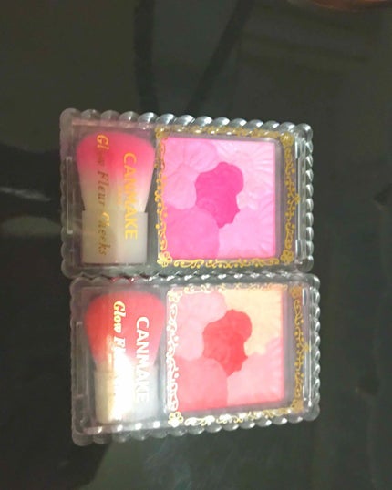 グロウフルールチークス/キャンメイク/パウダーチークを使ったクチコミ(1枚目)