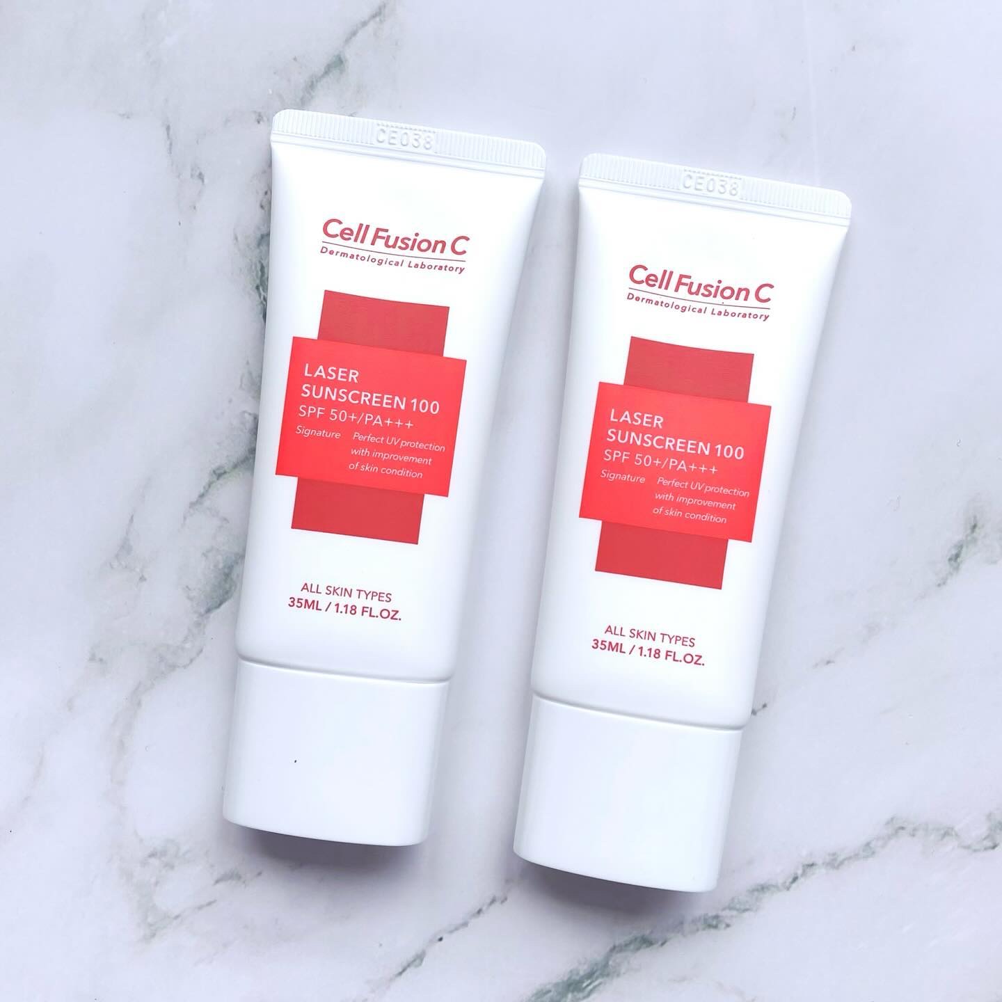 レーザーサンスクリーン 100/Cell Fusion C(セルフュージョンシー)/日焼け止めクリームを使ったクチコミ（2枚目）