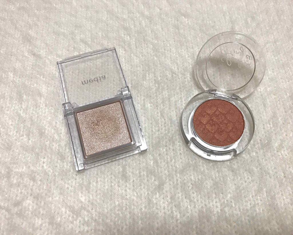 ブライトアップアイシャドウ/media/単色アイシャドウを使ったクチコミ（2枚目）