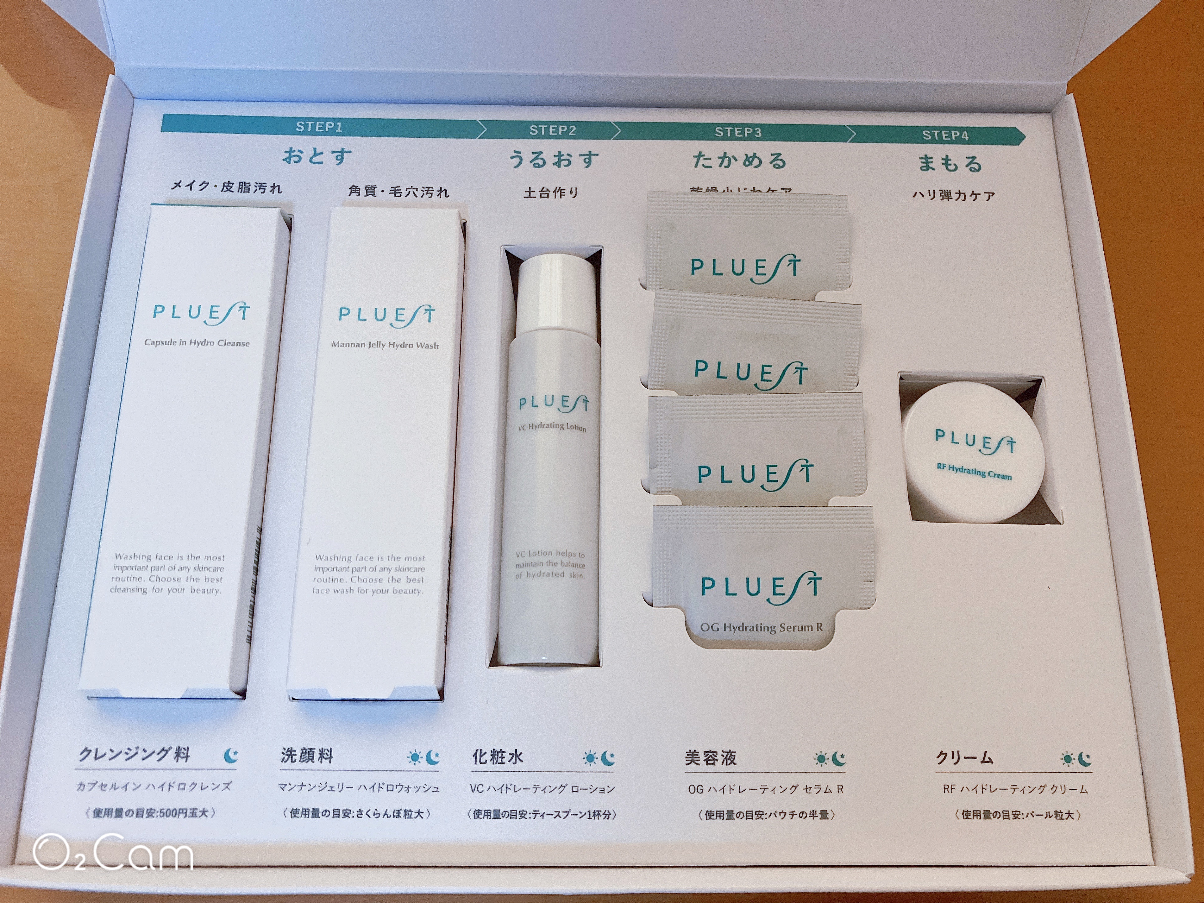 集中トライアル 5点セット/PLUEST/スキンケアキットを使ったクチコミ（1枚目）