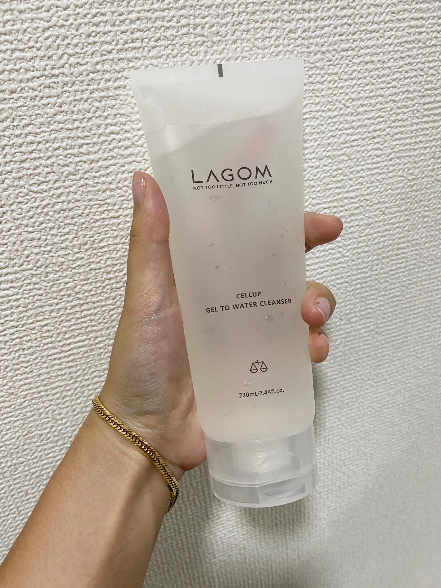 ラゴム ジェルトゥウォーター クレンザー(朝用洗顔)/LAGOM /その他洗顔料を使ったクチコミ(1枚目)