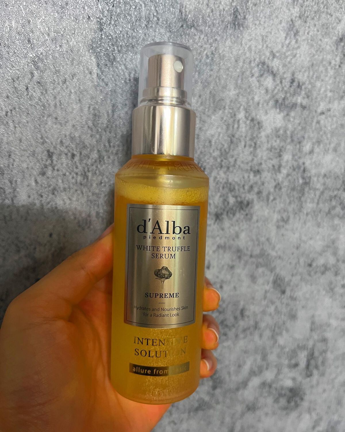 ホワイトトリュフシュプリームセラムミスト/ダルバ/ミスト状化粧水を使ったクチコミ(1枚目)