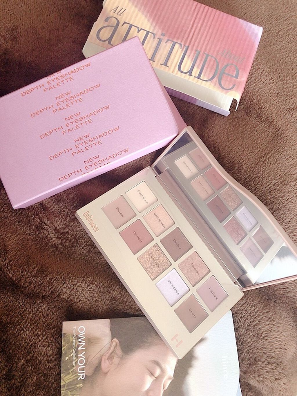 ニューデップスアイシャドウパレット/hince/アイシャドウパレットを使ったクチコミ（1枚目）