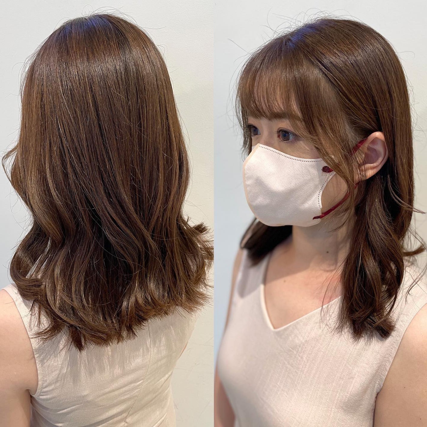 田中みづき on LIPS 「💐秋カラーする方増えてます♡...『#柔らかい質感に見せてくれ..」(1枚目)