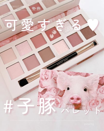 エクスプローラ12色 動物アイシャドウパレット/PERFECT DIARY/アイシャドウパレットを使ったクチコミ(1枚目)