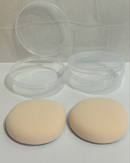 マシュマロパフ/シャープスタイル/パフ・スポンジを使ったクチコミ(3枚目)