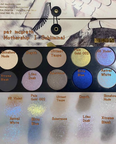 MOTHERSHIP PALETTES I:SUBLIMINAL PALETTE/PAT McGRATH LABS/アイシャドウパレットを使ったクチコミ（1枚目）