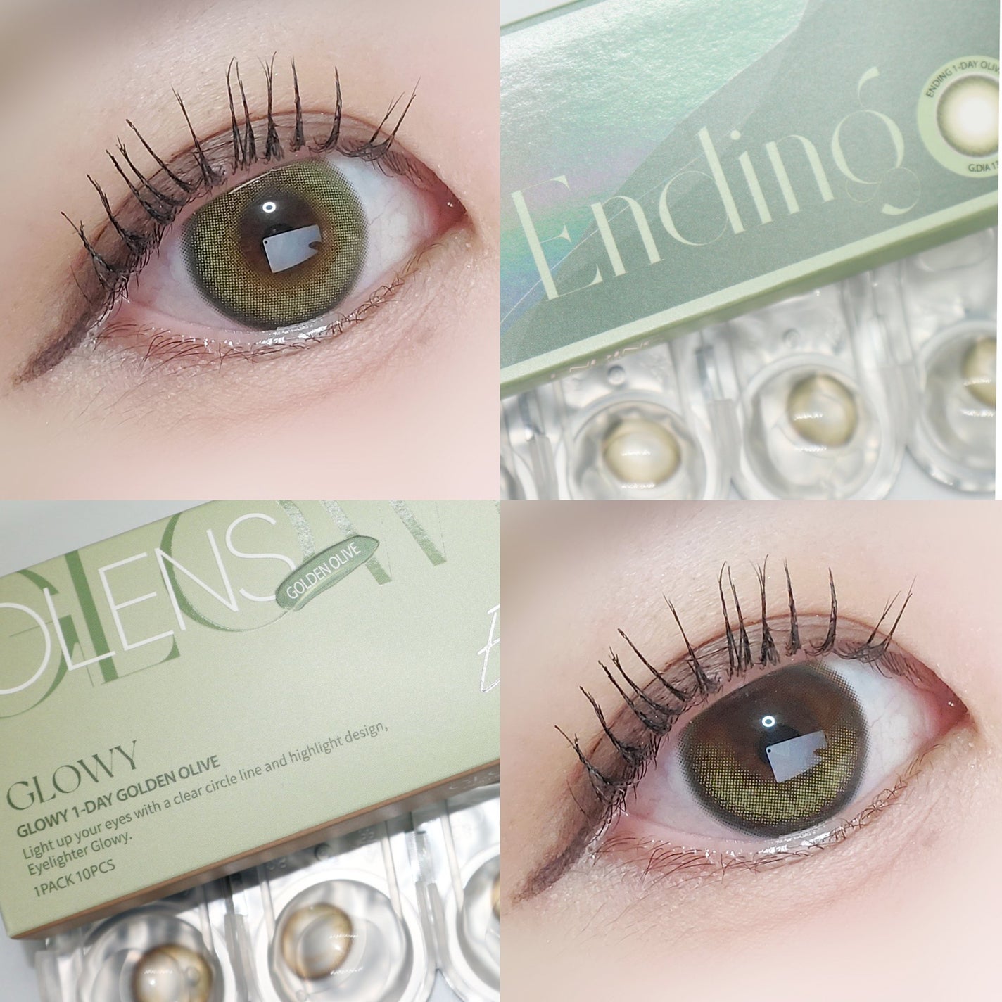 Glowy 1day/OLENS/ワンデー(1DAY)カラコンを使ったクチコミ(5枚目)