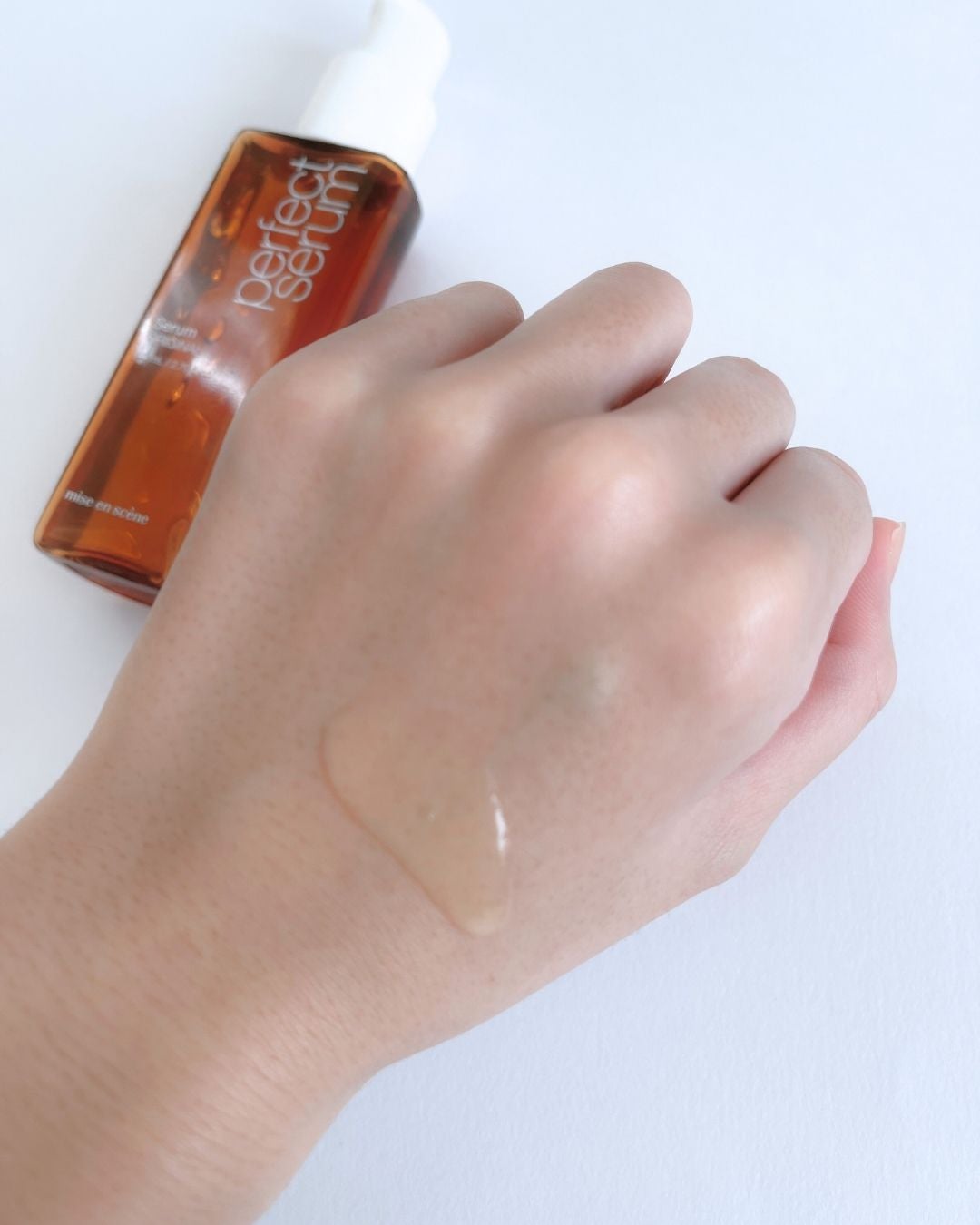 パーフェクトセラム オリジナルセラム/miseenscene/アウトバストリートメントを使ったクチコミ(3枚目)