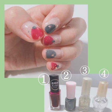 UR GLAM　COLOR NAIL SELECTION RD2＜グラスカラー＞/U R GLAM/マニキュアを使ったクチコミ（2枚目）