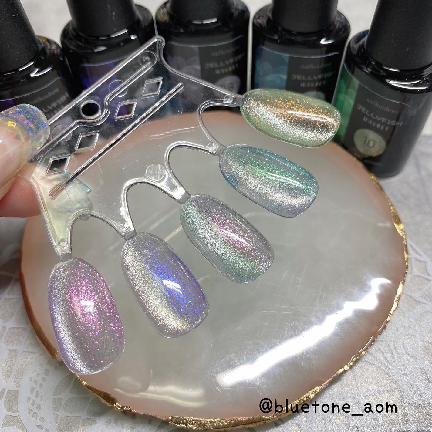 ジェリーフィッシュマグネットジェル/ネイル工房/ジェルネイルを使ったクチコミ(2枚目)