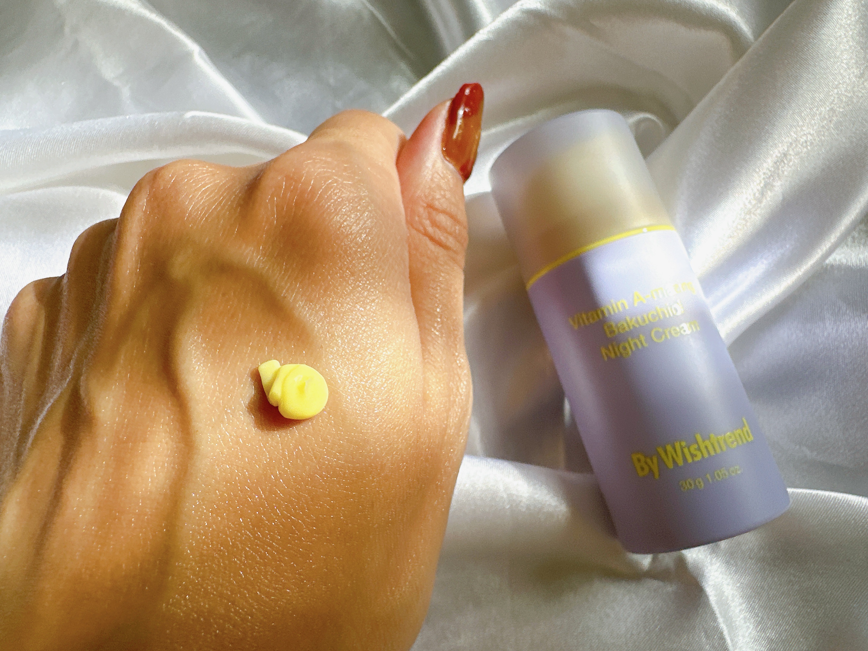 ビタミンA-mazingバクチオールナイトクリーム/By Wishtrend/フェイスクリームを使ったクチコミ（2枚目）