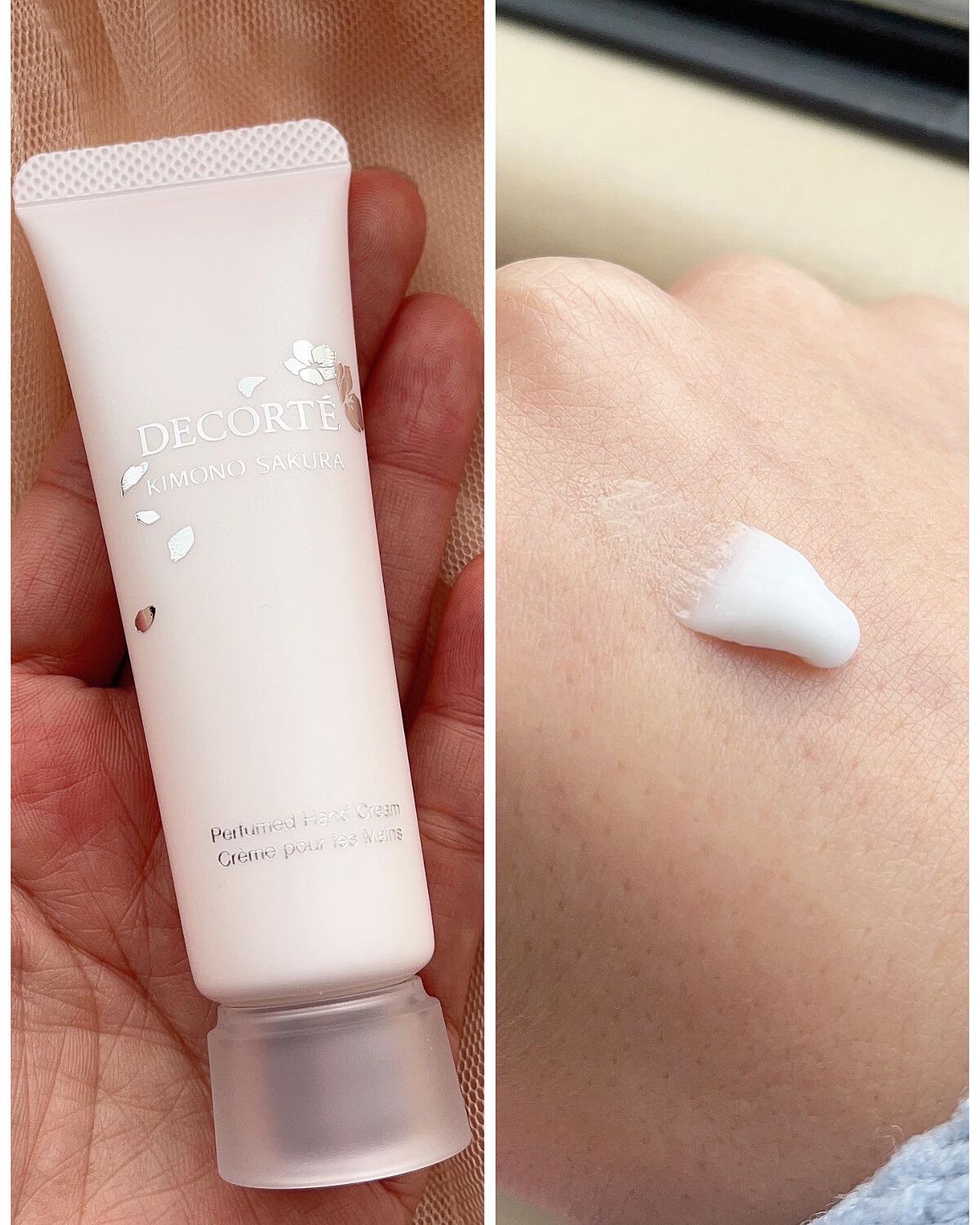 キモノ サクラ パフュームド ハンドクリーム/DECORTÉ/ハンドクリームを使ったクチコミ(2枚目)