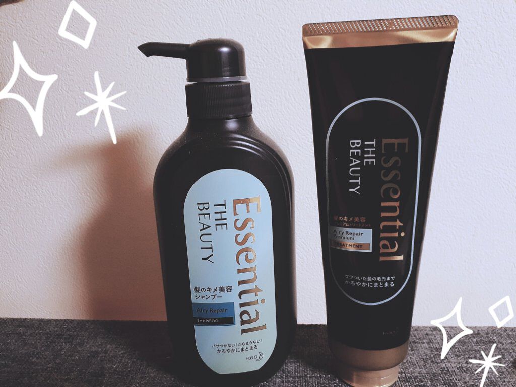 Essential THE BEAUTY 髪のキメ美容プレミアムトリートメント＜エアリーリペアプレミアム＞/エッセンシャル/洗い流すヘアトリートメントを使ったクチコミ（1枚目）
