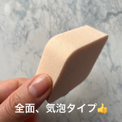 バリュースポンジ ダイヤ型 タイプM 6P/ロージーローザ/パフ・スポンジを使ったクチコミ(4枚目)