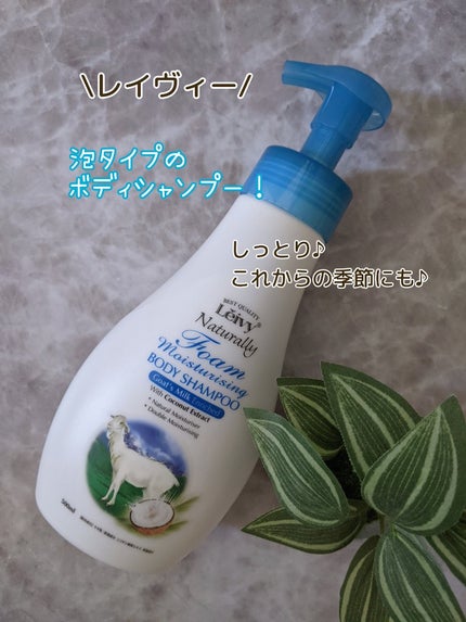 レイヴィーフォームボディシャンプーゴートミルク/Leivy/ボディソープを使ったクチコミ(1枚目)