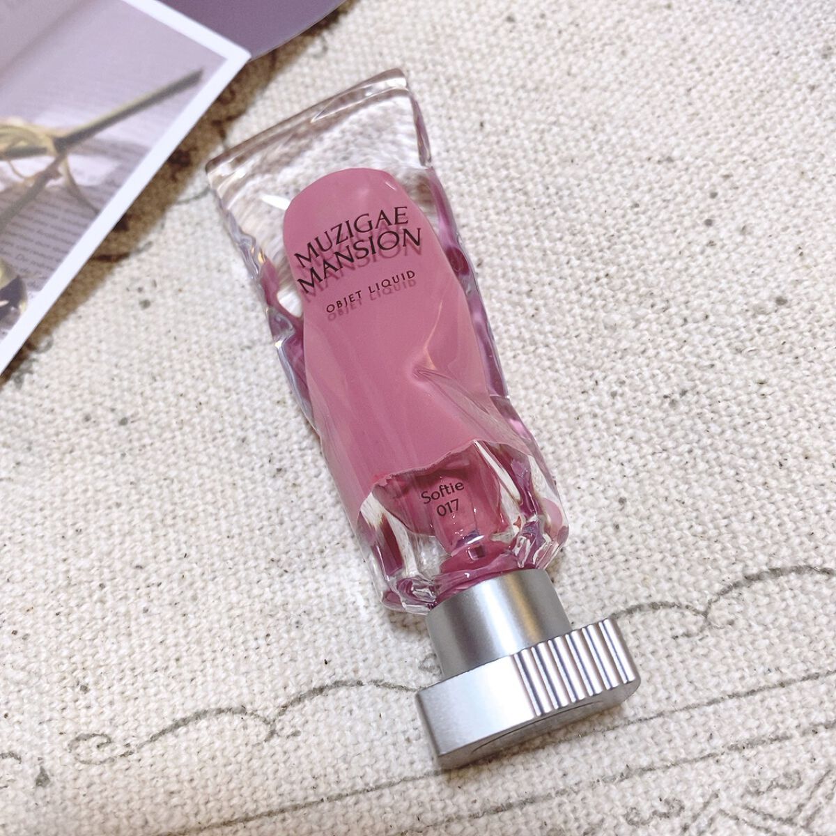 オブジェリキッド/MUZIGAE MANSION/口紅を使ったクチコミ（2枚目）