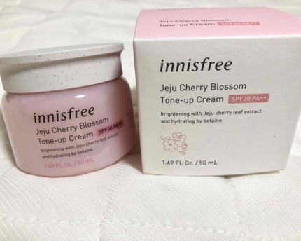 チェジュ チェリーブロッサム トーンアップクリーム/innisfree/化粧下地を使ったクチコミ(2枚目)
