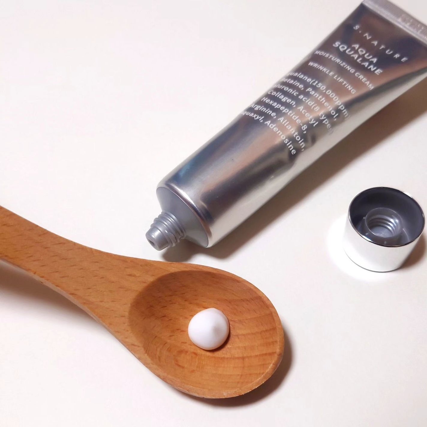 アクアスクワランモイスチャークリーム/S.NATURE/フェイスクリームを使ったクチコミ(2枚目)