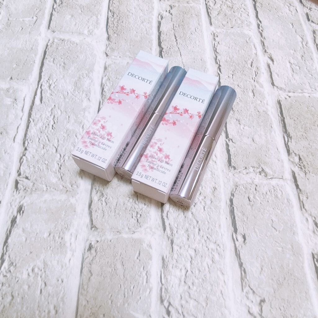 シアー リップバーム/DECORTÉ/リップバームを使ったクチコミ（1枚目）